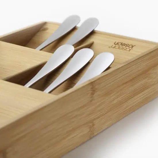Joseph Joseph DrawerStore Bamboo Large Compact Cutlery Organizer {5}