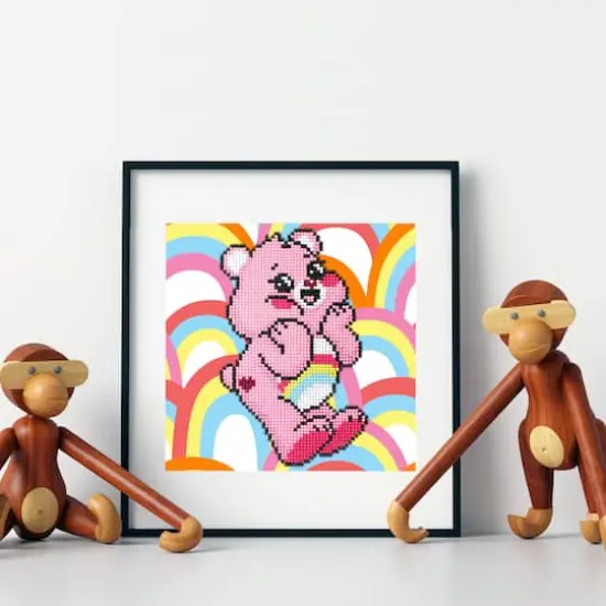 Camelot Dotz&reg; Care Bears Cheer Bear Diamond Art Kit {4}