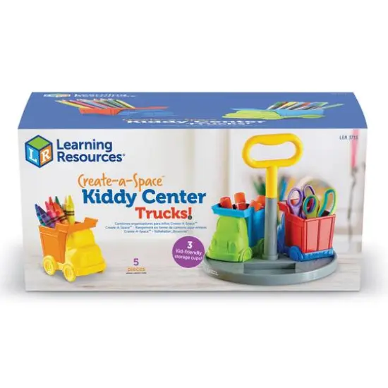 Learning Resources Create-a-Space Kiddy Caddy: Trucks {4}