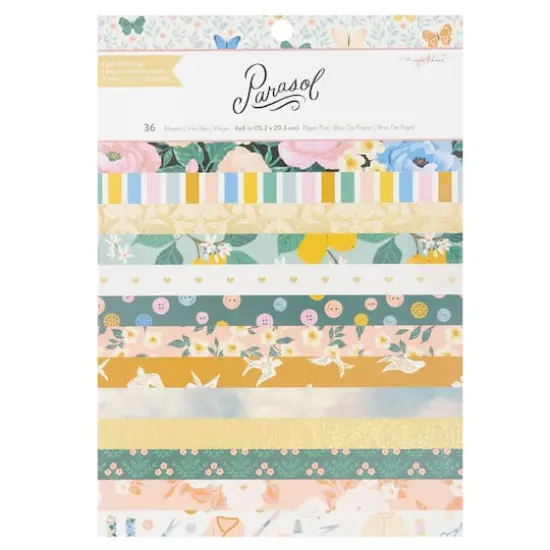 American Crafts Maggie Holmes Parasol Single-Sided Paper Pad, 6" x 8" {1}