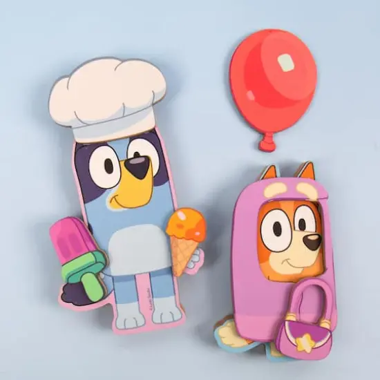 Bluey Magnetic Wooden Playhouse Set {4}
