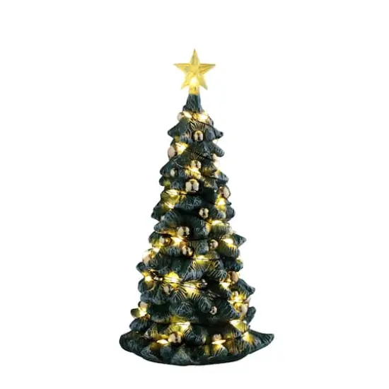 Lemax&reg; Snowy Christmas Tree with Clear Lights {1}