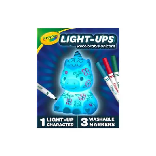 Crayola&reg; Light-Ups Recolorable Unicorn {8}