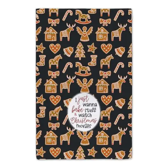 Xmas Movies And Baking Cookie Tea Towels - Set of 2 {4}