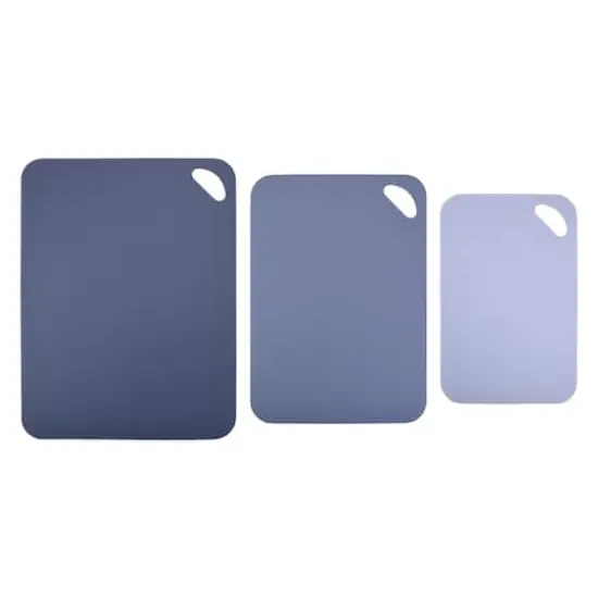 Mixed Blue 3 Piece Polypropylene Cutting Mat Set by Makery&reg; {1}