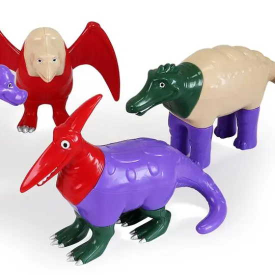 Popular Playthings® Magnetic Mix or Match® Dinosaur Version 2 Play Set {4}