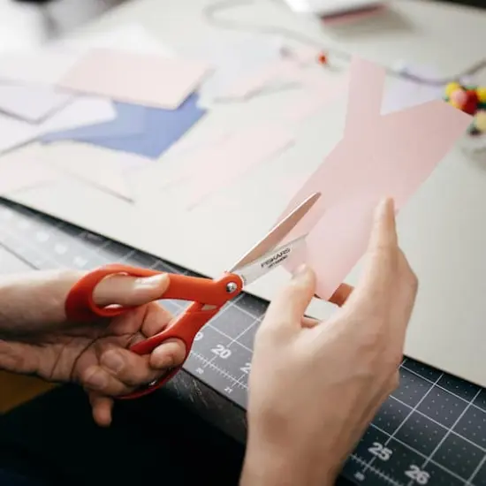 Fiskars&reg; Petit 7" Red Left-Handed Scissors {6}