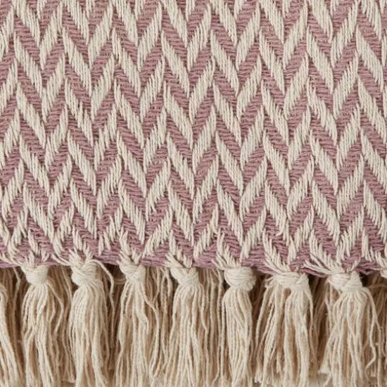 DII&reg; Zig-Zag Throw Pale Mauve {5}