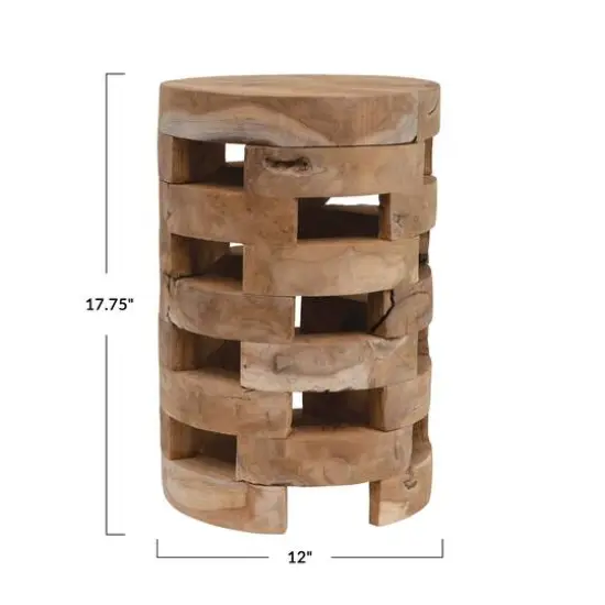 Hello Honey&reg; Teakwood Stool {5}