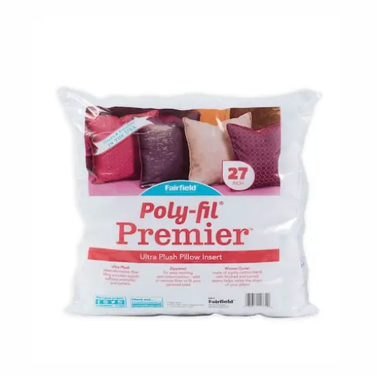 Poly-fil&reg; Premier&trade; Euro Sham Pillow Insert, 27" x 27" {1}