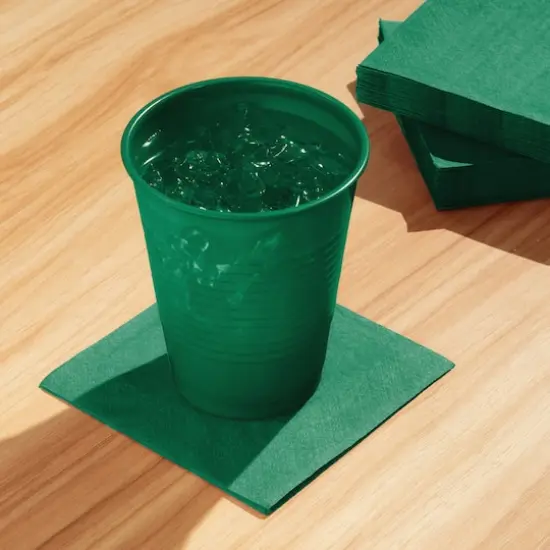 Hoffmaster 16oz. Plastic Cups, 20ct. Green {4}