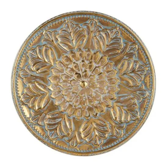 30" Gold Eclectic Ornamental Metal Wall D&eacute;cor {1}