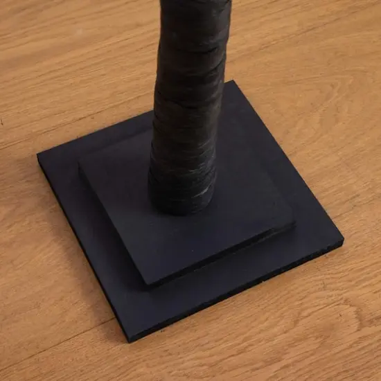 7ft. Pre-Lit Halloween Deluxe Black Twig Artificial Tree with 180 Orange & Purple LED Lights {8}