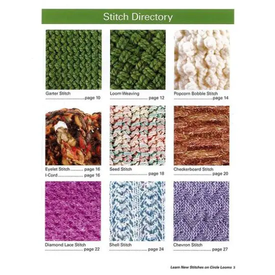 Annie's Learn New Stitches On Circle Looms Book {5}