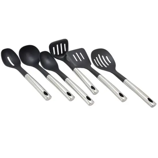 Better Chef Silver Nylon Kitchen Utensil Set, 6ct. {4}