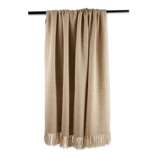 DII&reg; Handloom Chevron Throw Stone {7}