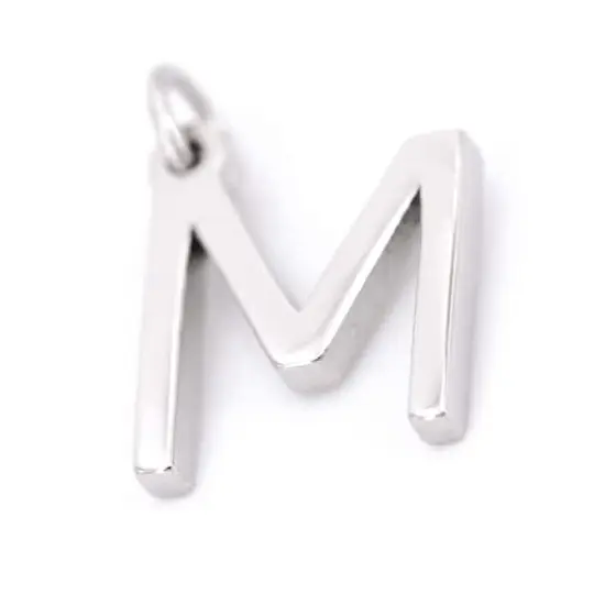 Sterling Silver Alphabet Charm by Bead Landing&trade; M {5}