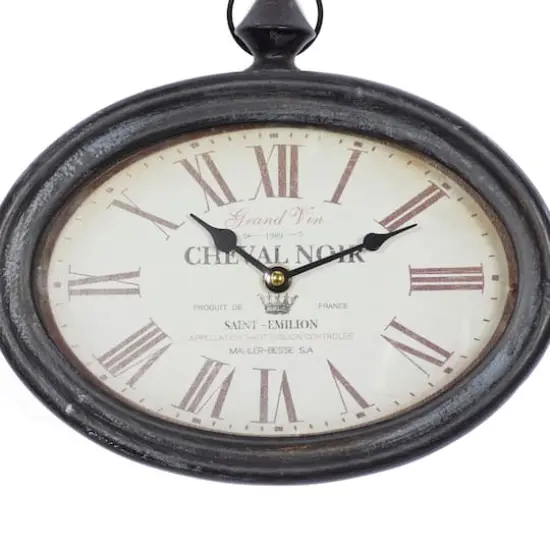 12" Metal Vintage Wall Clock, 2ct. {4}