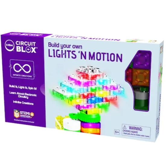 E-Blox&reg; Circuit Blox&trade; Single Student Lights n' Motion Geared Motor Set {6}