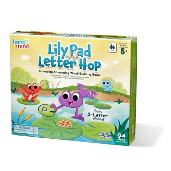 hand2mind Leapin' Lily Pads Letter Hop CVC Game Set {7}
