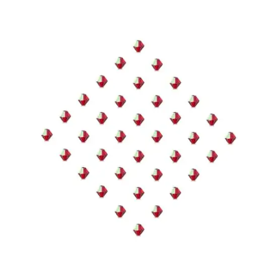 John Bead PRECIOSA 6mm Czech Crystal Bicone Beads, 36ct. Siam AB {3}