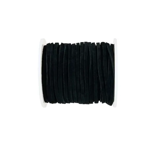 Black Soft Suede Lace Cording by Bead Landing&trade; {1}