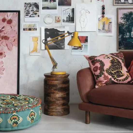 Hello Honey&reg; 23.5" Yellow Sunbeam Articulated Table Lamp {4}