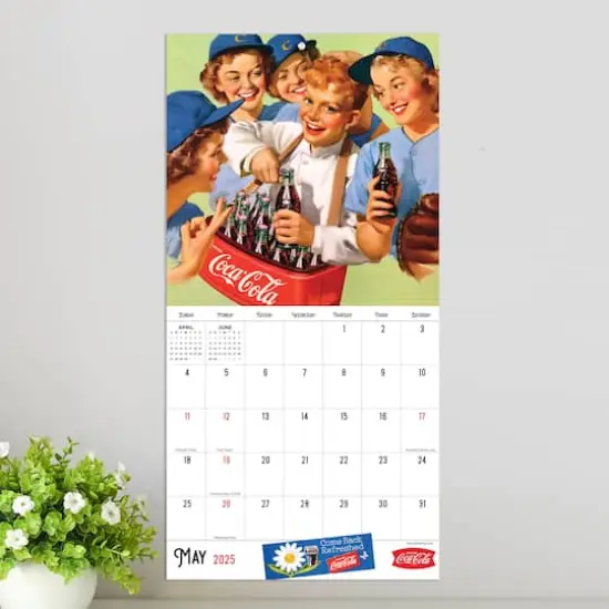 TF Publishing 2025 Coca-Cola Mini Calendar {6}