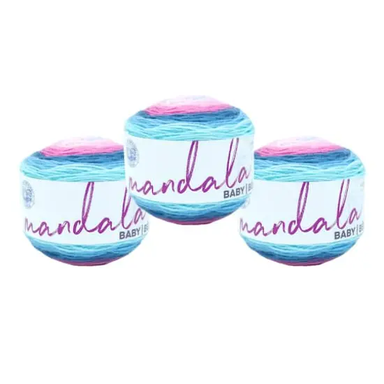 3 Pack Lion Brand&reg; Mandala Baby&reg; Yarn Arendelle {1}