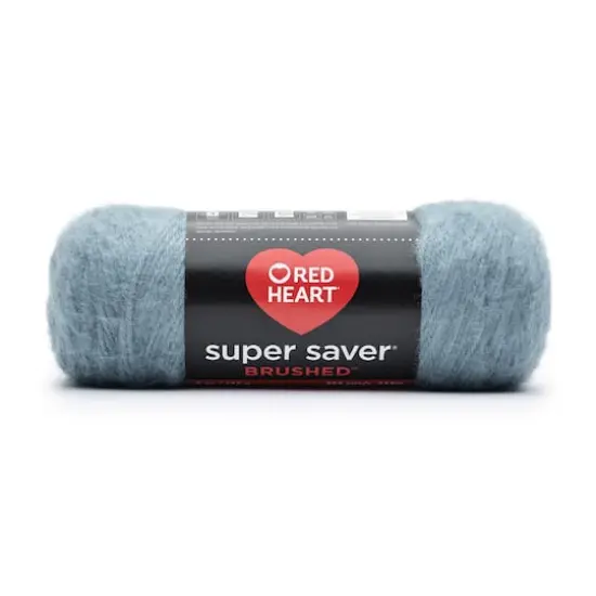 Red Heart&reg; Super Saver Brushed Yarn Misty Blue {1}