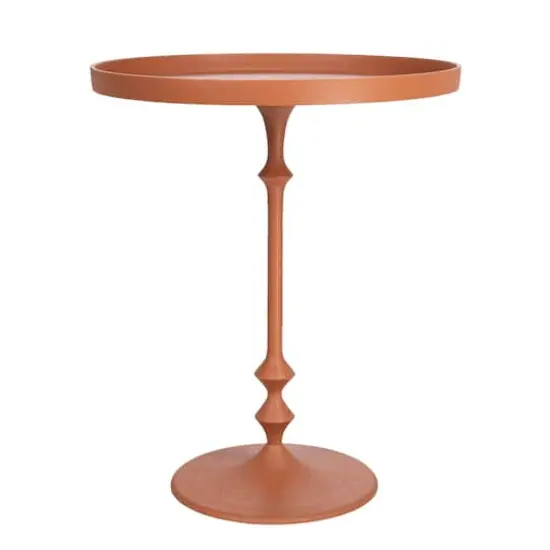 Hello Honey&reg; 22.5" Sculptural Metal Side Table Sienna {9}