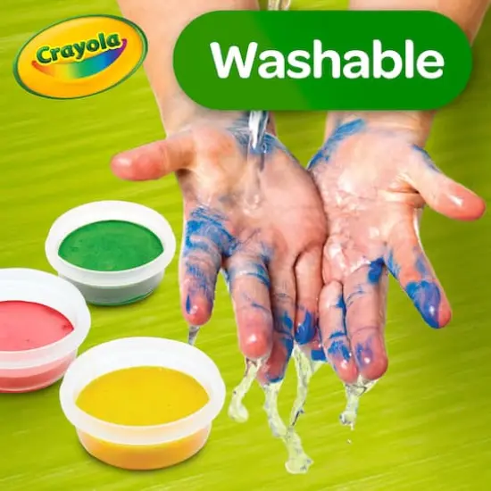 Crayola&reg; Spill-Proof Washable Paint Kit {10}