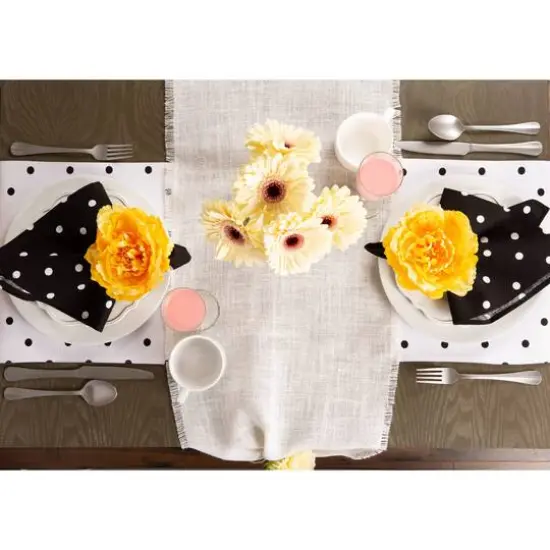 DII&reg; Peony Napkin Rings, 4ct. Yellow {6}