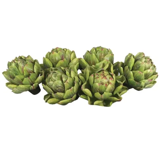 Green Faux Artichokes, 6ct. {1}