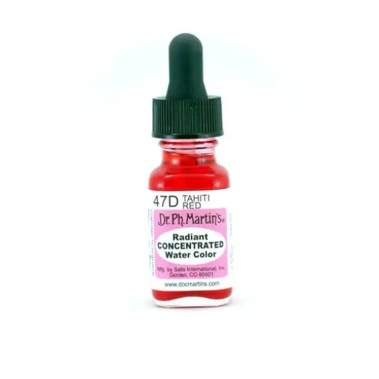 Dr. Ph. Martin's&reg; Radiant Concentrated Watercolor, 0.5oz. 47D Tahiti Red {1}