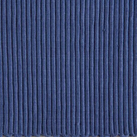 DII&reg; Ribbed Cotton Placemats, 6ct. French Blue {4}