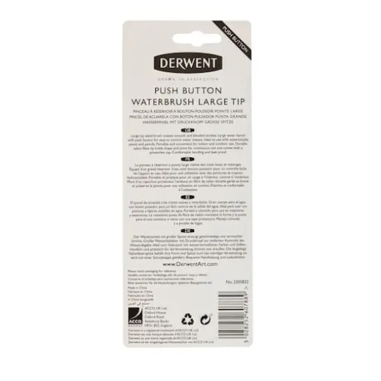 Derwent&reg; Large Tip Push Button Waterbrush {7}
