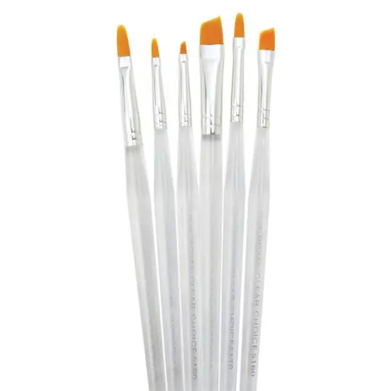 Royal & Langnickel&reg; Clear Choice 6 Piece Brush Set, Filberts & Angulars {1}