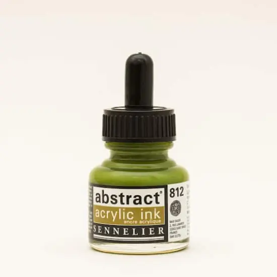 Sennelier Abstract Acrylic Ink, 30mL Light Olive Green {1}