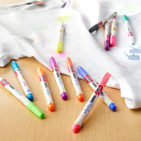 Tulip&reg; Permanent Fabric Markers, Neon {3}