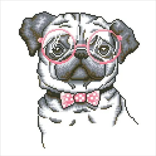 Diamond Dotz&reg; Hug a Pug Diamond Painting Kit {3}