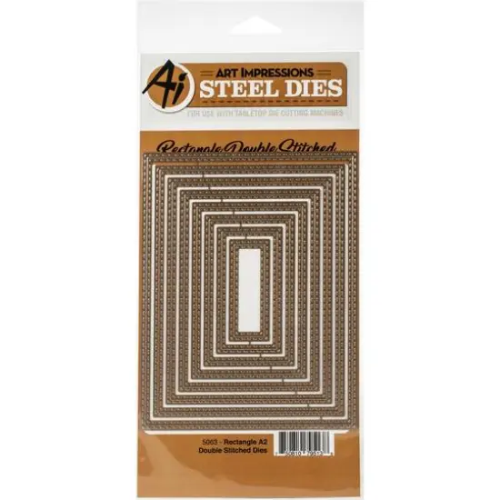 Art Impressions Rectangle A2 Double Stitched Die {1}