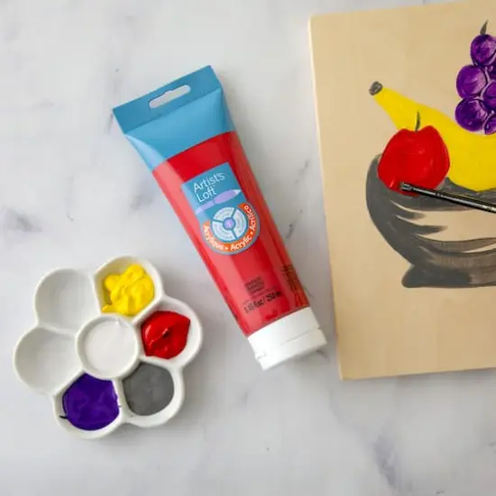 Acrylic Paint by Artist's Loft&trade;, 8.5oz. Crimson {3}