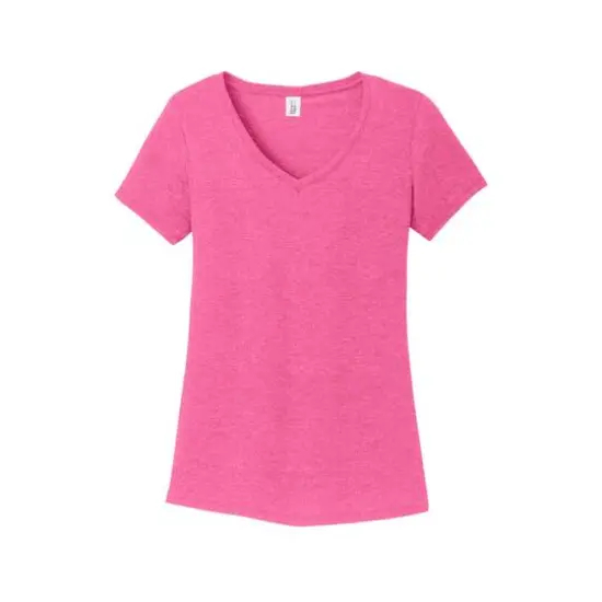 District&reg; Women's Perfect Tri&reg; V-Neck T-Shirt Fuchsia Frost {2}