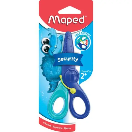 Maped&reg; Kidicut 4.75" Spring-Assisted Plastic Safety Scissors, 12ct. {3}