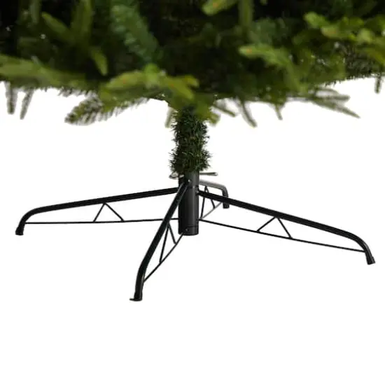 9ft. Pre-Lit Colorado Mountain Fir Natural Look Artificial Christmas Tree, White LED Lights {7}