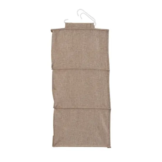 Household Essentials 3 Shelf Hanging Closet Organizer Brown {5}