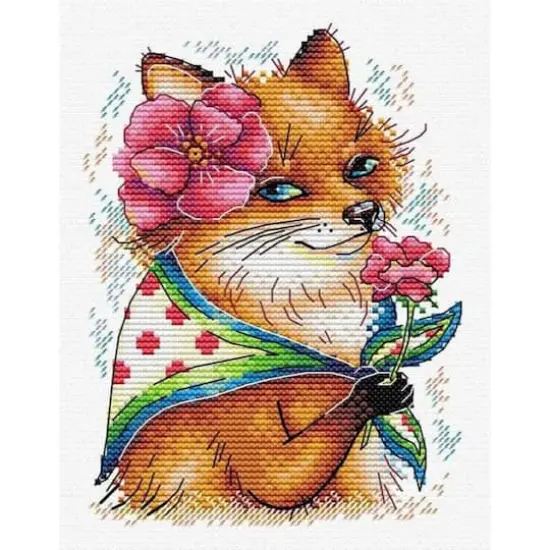 MP Studia Beautiful Fox Cross Stitch Kit {1}