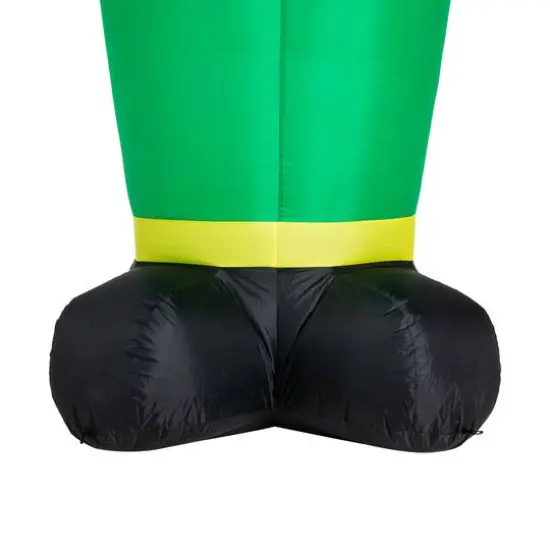 Glitzhome&reg; 8ft. Lighted St. Patrick's Day Leprechaun Inflatable D&eacute;cor {9}