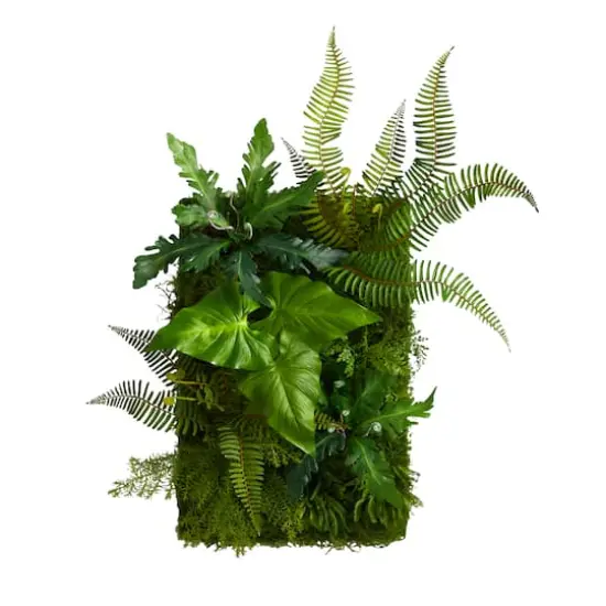 24" Mixed Foliage Artificial Wall Mat {1}